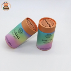 Factory Custom printing paper tube for perfume bottle wine bottle gift handicraft packaging can