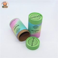 High quality 100%biodegradable material perfume deodorant face cream cardboard paper cans packaging