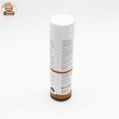 New style Custom design paper tube seasoning flavouring container smart salt paper packing can with plastic shaker lid