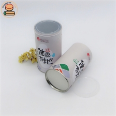 High quality food grade cardboard paper tube packaging for truffle dried meat matcha floss oreo biscuit crumbs packaging