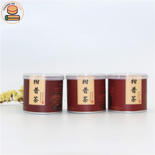 Mini 100% Biodegradable material empty paper cans Food & Tea & Coffee & Spice cardboard paper tube cans packaging