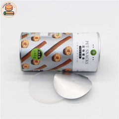 High Quality Factory nuts snacks potato chips crisp pet snacks packaging biodegradable paper tube food packing box