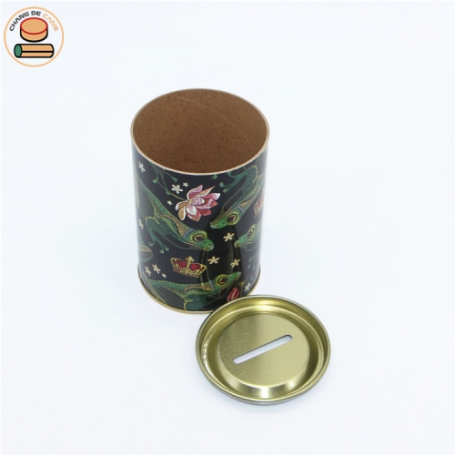 Cheap price paper piggy bank paper canister for money coin packaging kids money box coin collection bank for kids