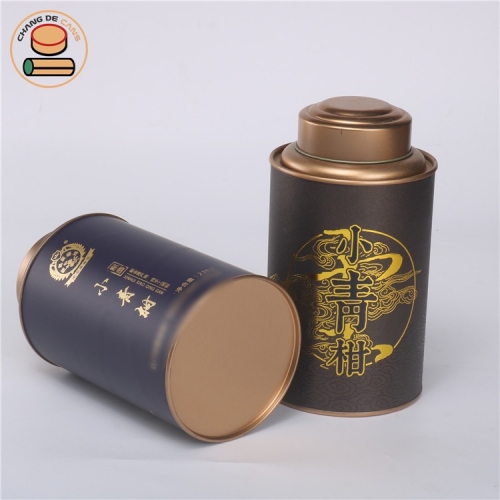 2020 New Design food grade tea paper tube packaging boxes composite can for red tea Betel nut Pumpkin seed kernel
