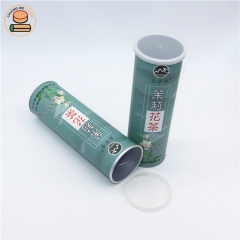 Factory Supply Custom Print Kraft Paper Tube Packaging Peanuts Potato Chip Seaweed Rice Flour