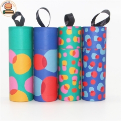 Supply new style Cardboard Paper Tube T-shirt Gift Packaging Box