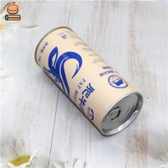 100% Recycled material custom various size snack chocolate cookies tea dry fruit and meat cardboard paper canister packaging