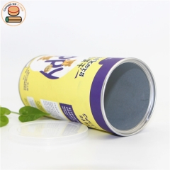 cylinders package packaging tube for crackers cookies chocolate packing aluminum foil lining