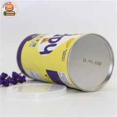 cylinders package packaging tube for crackers cookies chocolate packing aluminum foil lining