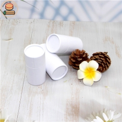 biodegradable composite layer Custom paper round can white Cardboard Tube without printing