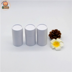 biodegradable composite layer Custom paper round can white Cardboard Tube without printing