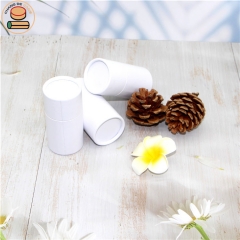 biodegradable composite layer Custom paper round can white Cardboard Tube without printing