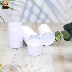 biodegradable composite layer Custom paper round can white Cardboard Tube without printing