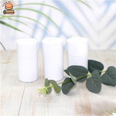 biodegradable composite layer Custom paper round can white Cardboard Tube without printing