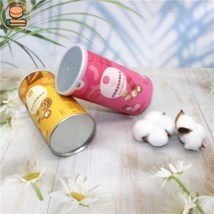 Biodegradable material food grade kraft paper jar blind box clothes & underwear cylinder cardboard paper tube packaging