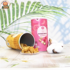 Biodegradable material food grade kraft paper jar blind box clothes & underwear cylinder cardboard paper tube packaging