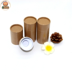 Custom paper tube Cardboard Tube Packaging with eva Sponge for Essential oil bottle Cosmetic bottle