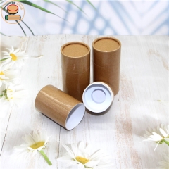 Custom paper tube Cardboard Tube Packaging with eva Sponge for Essential oil bottle Cosmetic bottle