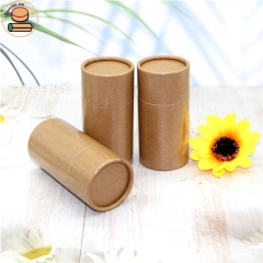 Custom paper tube Cardboard Tube Packaging with eva Sponge for Essential oil bottle Cosmetic bottle