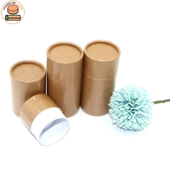 Custom paper tube Cardboard Tube Packaging with eva Sponge for Essential oil bottle Cosmetic bottle