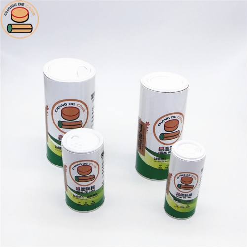 Paper can manufacturer supply bath salt container salt and pepper shakers