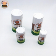 Paper can manufacturer supply bath salt container salt and pepper shakers