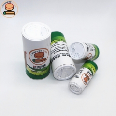 Paper can manufacturer supply bath salt container salt and pepper shakers