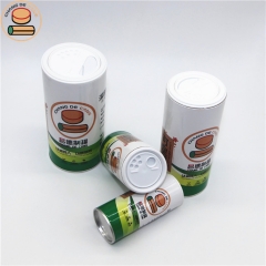 Paper can manufacturer supply bath salt container salt and pepper shakers