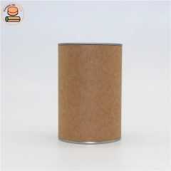 UBest selling luxury black paper tube cans packaging for Children's clothing Socks packaging packaging kraft paper can save money