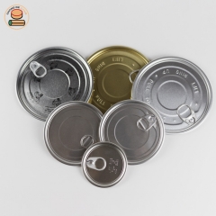 Custom Sizes Different Color PE Plastic Material Paper Tin Can Lids