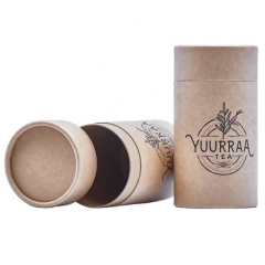 Offset Printed Luxury Cylinder Bottle Packaging Tube Box Paper Tube Packaging