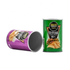 Certificated Food Grade Airtight Baking Powder Paper Packaging Tube Box Crisps Paper Cans