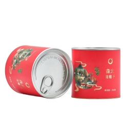 Wholesale Round Airtight Canister Matcha Tea Coffee Paper Can