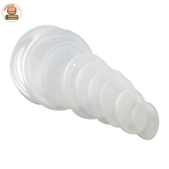 Full colour plastic bottle can cover caps plastic lids for cans plastic cap for paper tube