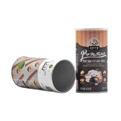 Custom printing Potato Chips Tube Paper Packaging Can with chips small round paper tube box with aluminum foil