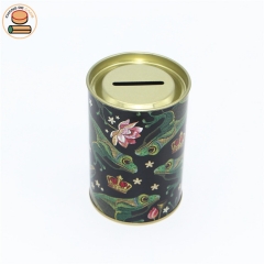 Top Quality Paper Can Coin Bank Money Saving Box Craft Metal lid Piggy Bank