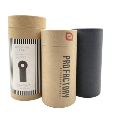 Food Powder Customized Cylinder Kraft Cardboard Tube Packing Tea Tube Canister Paper Tube Packaging