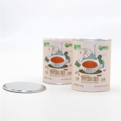 New Arrival Oats Packaging Wheat Flakes Paper Can Packaging Packages for Dry Foods