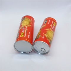 Custom Printing Food Grade Paper packaging for Biscuits Paper Tube Container