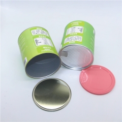 Custom Cylindrical food grade tea coffee chocolate candy paper box Packaging Kraft Paper Canister Tubes for Tea coffee powder