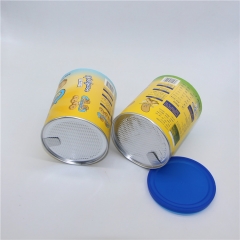 Custom Cylindrical food grade tea coffee chocolate candy paper box Packaging Kraft Paper Canister Tubes for Tea coffee powder
