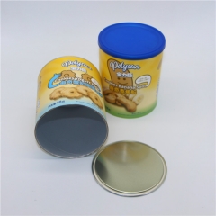 Custom Cylindrical food grade tea coffee chocolate candy paper box Packaging Kraft Paper Canister Tubes for Tea coffee powder