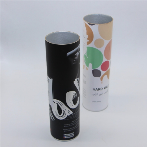 Luxury printing cylinder roll paper container round cardboard tube tea coffee packaging with easy open lid