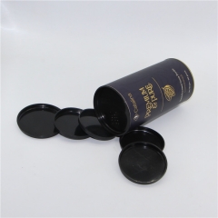 Free Sample Good Supplying Cylinder Boxes Package Packaging Cardboard Paper Tube With Plastic Lid