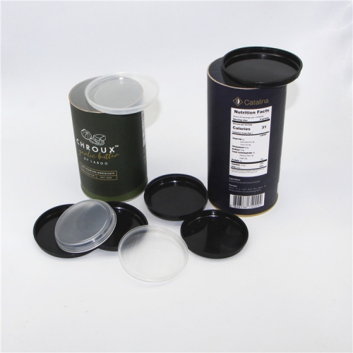 Free Sample Good Supplying Cylinder Boxes Package Packaging Cardboard Paper Tube With Plastic Lid