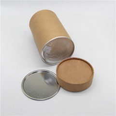 Cylinder Cardboard Powder Container Tea Coffee Bean Oats Paper Tube For Food Grade Paper Packaging