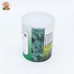 Custom biodegradable cardboard round box super food paper tube tea , coffee , cookie cylinder paper packaging