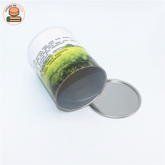 Custom biodegradable cardboard round box super food paper tube tea , coffee , cookie cylinder paper packaging