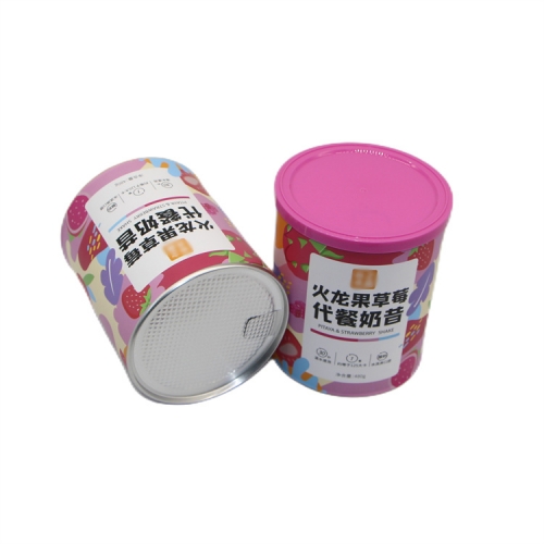 Custom Eco Paper Packaging Tube Airtight Loose Powder Containers For Powder Packaging