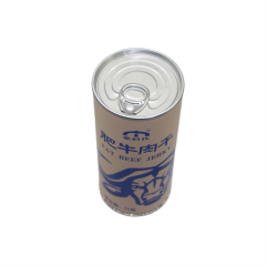 Recycle custom printed food grade cardboard tube coffee tea packaging paper round box